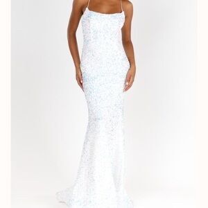 Vienna White Prom Dress